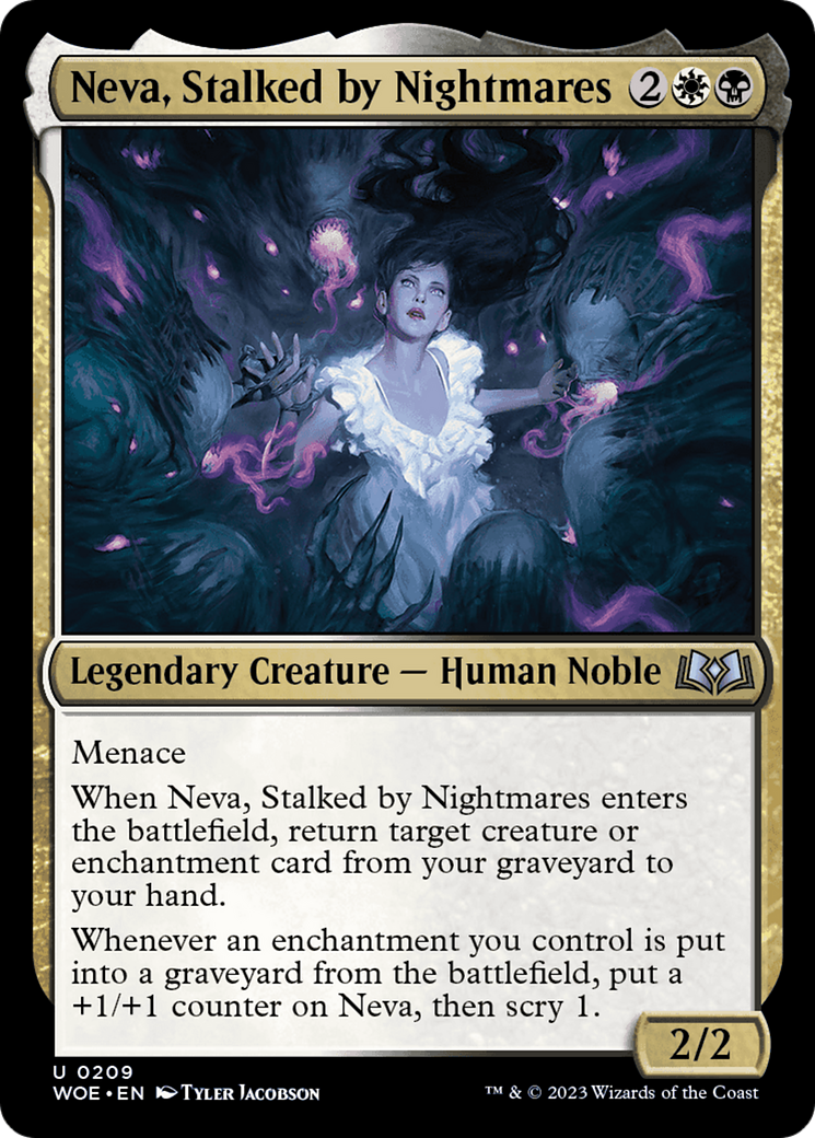 Neva, Stalked by Nightmares [Wilds of Eldraine] | Good Games Adelaide SA