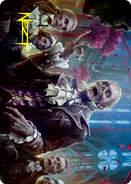 Undead Butler Art Card (Gold-Stamped Signature) [Innistrad: Crimson Vow Art Series] | Good Games Adelaide SA