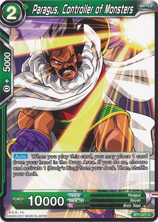Paragus, Controller of Monsters [BT1-077] | Good Games Adelaide SA