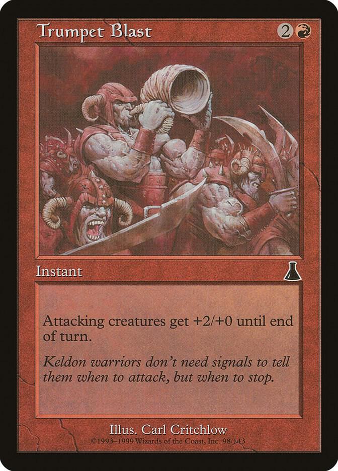 Trumpet Blast 98 (Urza's Destiny)  - Foil | Good Games Adelaide SA