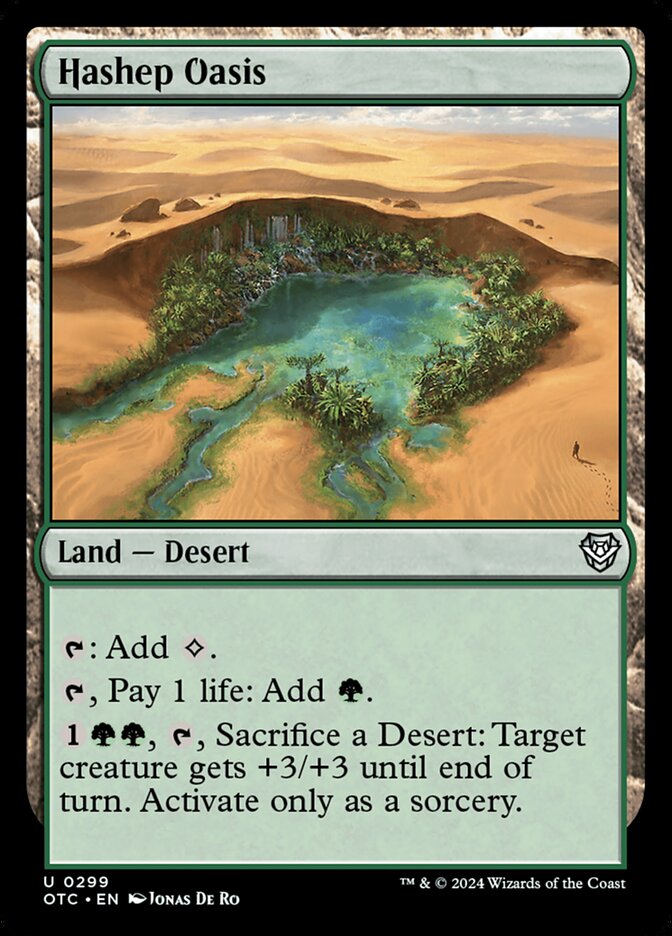 Hashep Oasis 299 (Commander: Outlaws of Thunder Junction)  | Good Games Adelaide SA