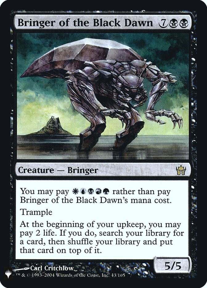 Bringer of the Black Dawn 43 (The List Reprints)  - Foil | Good Games Adelaide SA