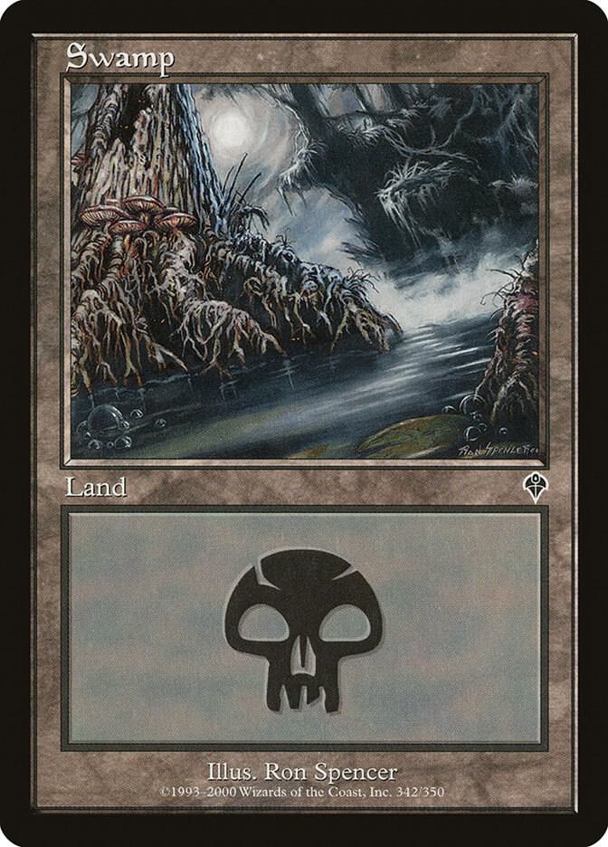 Swamp 342 (Invasion)  - Foil | Good Games Adelaide SA