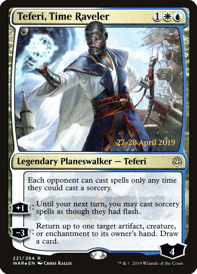 Teferi, Time Raveler  [War of the Spark Prerelease Promos] | Good Games Adelaide SA