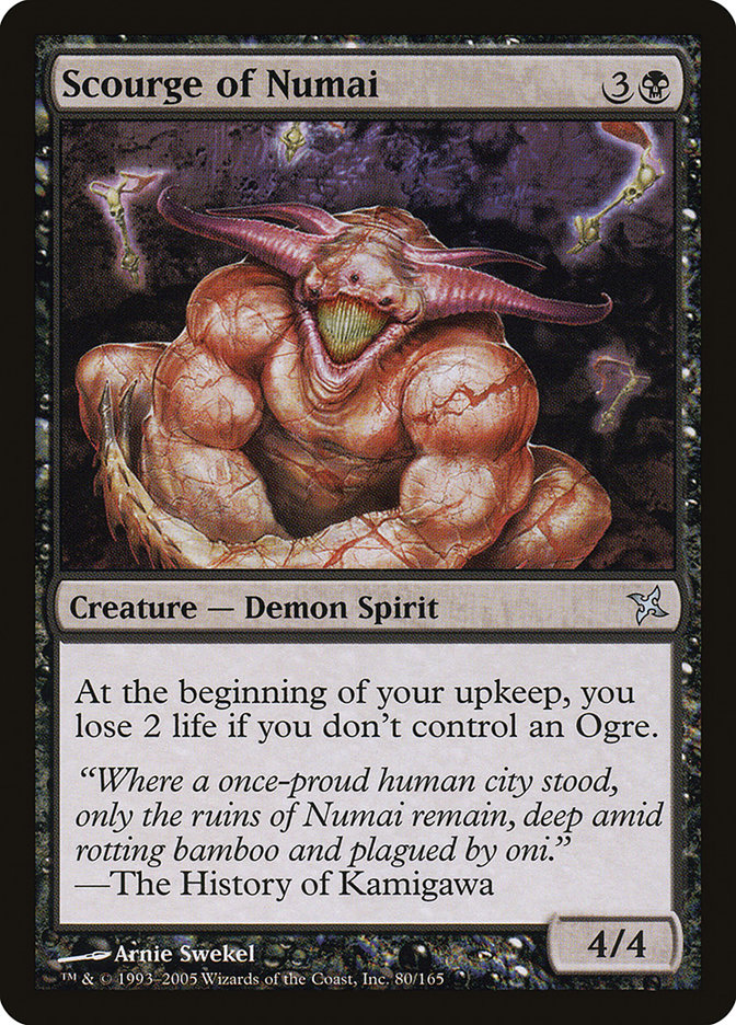 Scourge of Numai 80 (Betrayers of Kamigawa)  - Foil | Good Games Adelaide SA