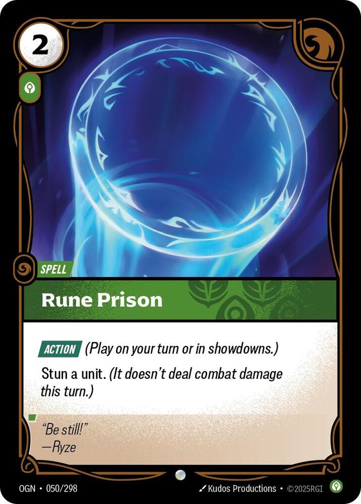 Rune Prison 050/298 (Origins)  | Good Games Adelaide SA