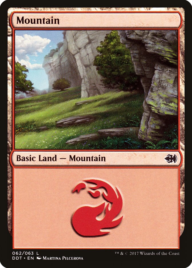 Mountain (62) [Duel Decks: Merfolk vs. Goblins] | Good Games Adelaide SA