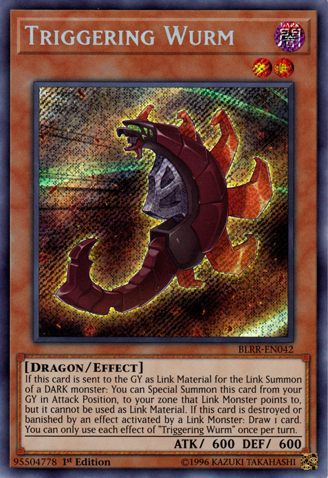 Triggering Wurm [BLRR-EN042] Secret Rare | Good Games Adelaide SA