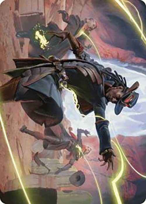 Lilah Undefeated Slickshot Art Card 26 (Art Series: Outlaws of Thunder Junction)  | Good Games Adelaide SA