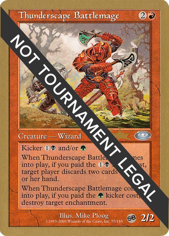 Thunderscape Battlemage 2002 Brian Kibler PLS SB  (World Championship Decks)  | Good Games Adelaide SA
