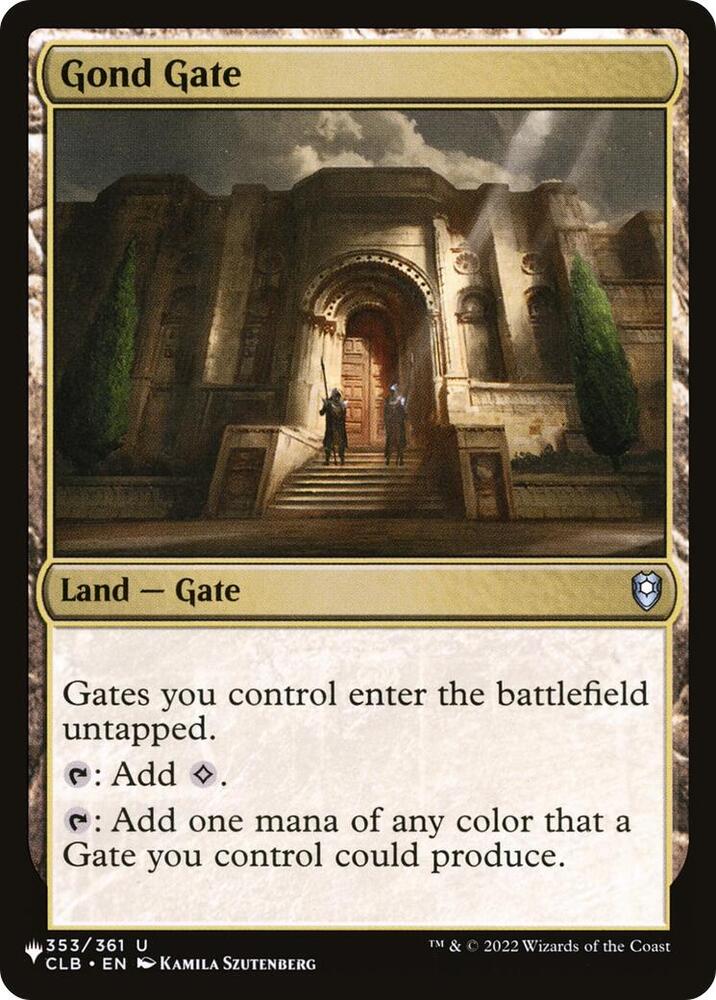 Gond Gate 353/361 (The List Reprints)  | Good Games Adelaide SA