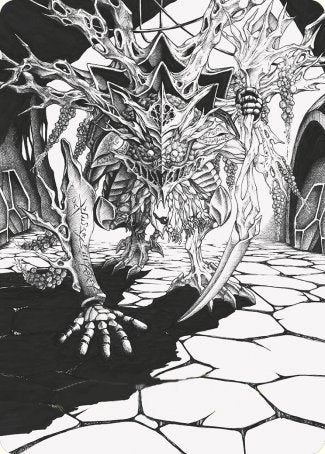 Thrun, Breaker of Silence Art Card [Phyrexia: All Will Be One Art Series] | Good Games Adelaide SA