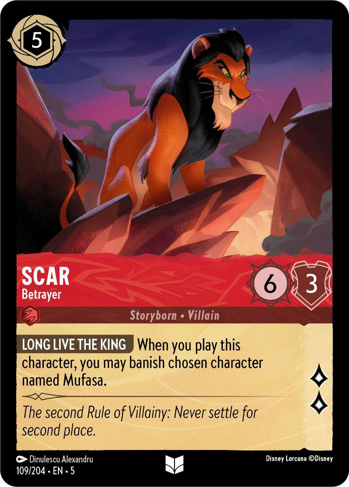 Scar Betrayer 109/204 (Shimmering Skies)  - Cold Foil | Good Games Adelaide SA