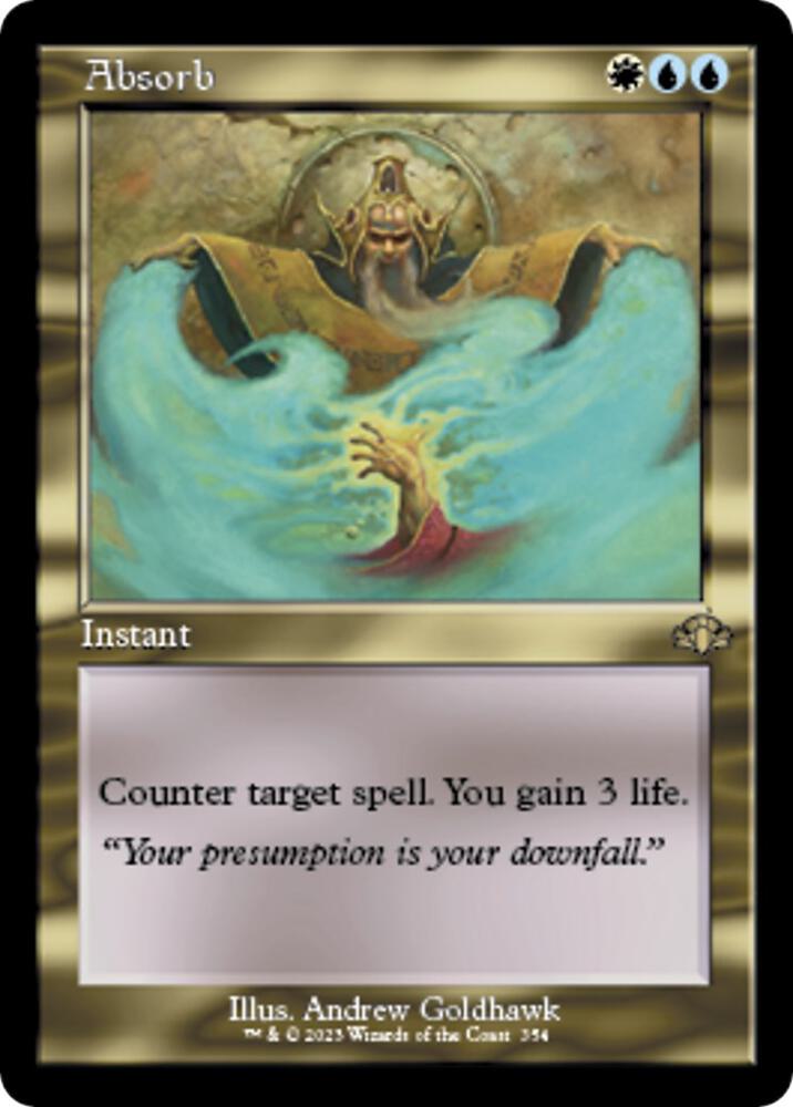 Absorb 354 (Dominaria Remastered)  - Retro Foil | Good Games Adelaide SA