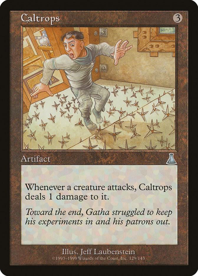 Caltrops 129 (Urza's Destiny)  - Foil | Good Games Adelaide SA