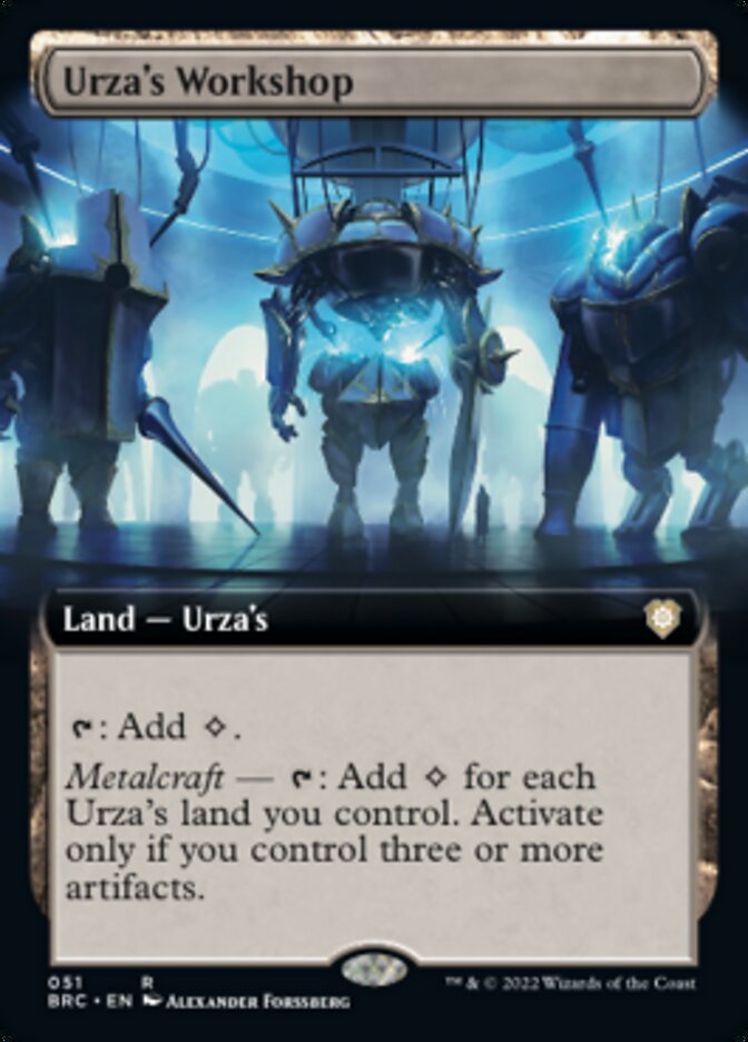 Urza's Workshop (Extended Art) [The Brothers' War Commander] | Good Games Adelaide SA