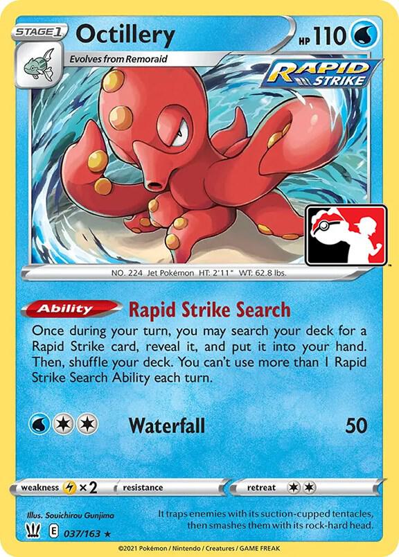 Octillery Series 2 037/163 (Prize Pack Series Cards)  - Holofoil | Good Games Adelaide SA