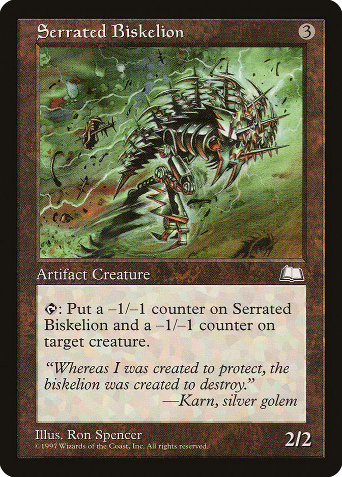 Serrated Biskelion [Weatherlight] | Good Games Adelaide SA
