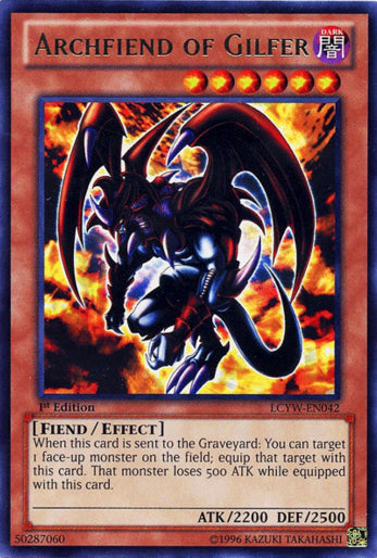Archfiend of Gilfer [LCYW-EN042] Rare | Good Games Adelaide SA