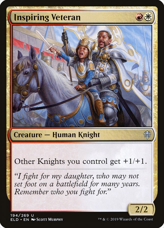 Inspiring Veteran 194 (Throne of Eldraine)  | Good Games Adelaide SA