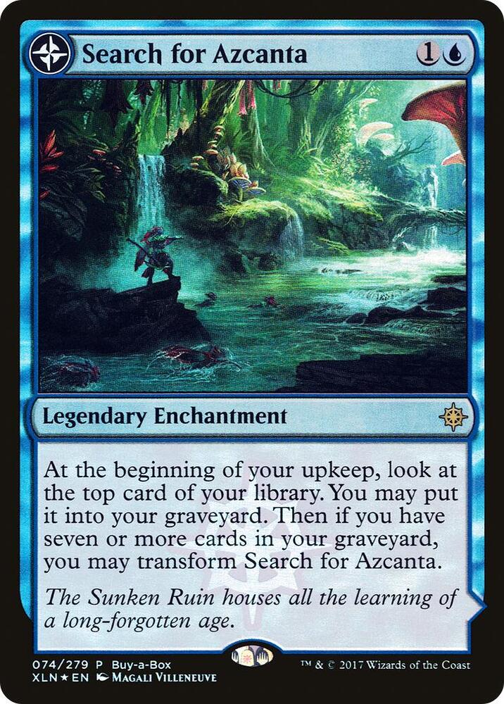 Search for Azcanta // Azcanta, the Sunken Ruin 74 (Buy-A-Box Promos)  - Foil | Good Games Adelaide SA