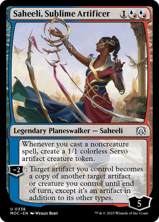 Saheeli, Sublime Artificer 338 (Commander: March of the Machine)  | Good Games Adelaide SA