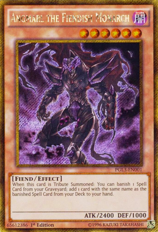 Angmarl the Fiendish Monarch [PGL3-EN001] Gold Secret Rare | Good Games Adelaide SA