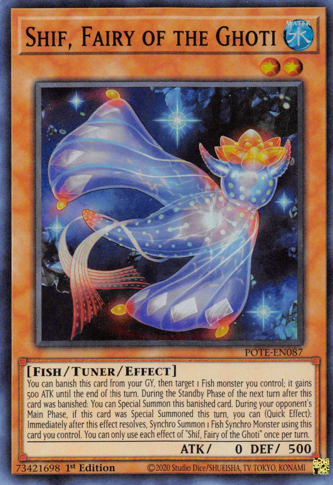 Shif, Fairy of the Ghoti [POTE-EN087] Super Rare | Good Games Adelaide SA