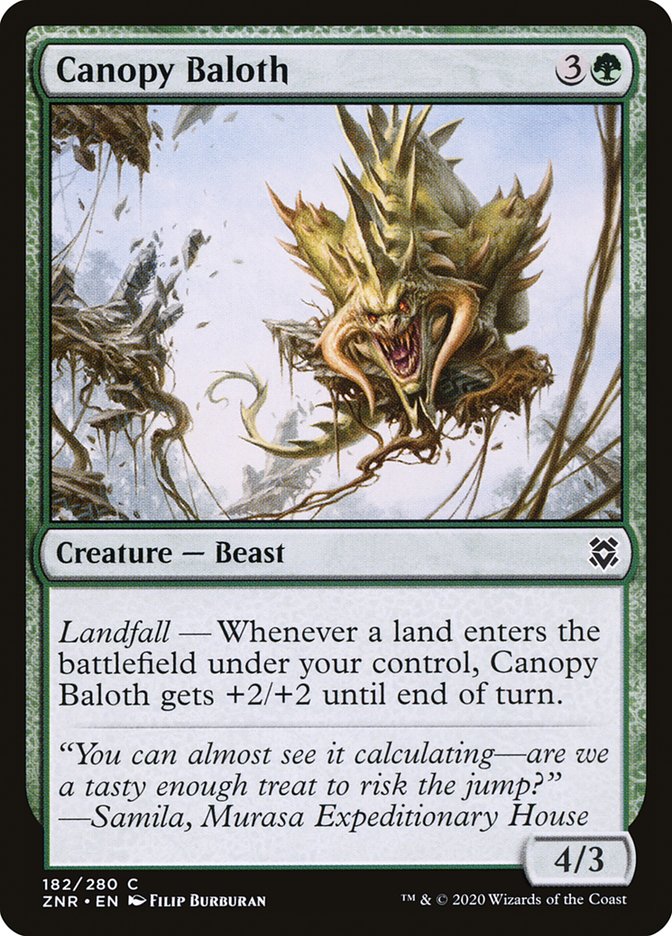Canopy Baloth 182 (Zendikar Rising)  - Foil | Good Games Adelaide SA