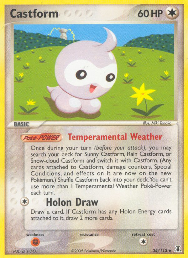 Castform (34/113) [EX: Delta Species] | Good Games Adelaide SA
