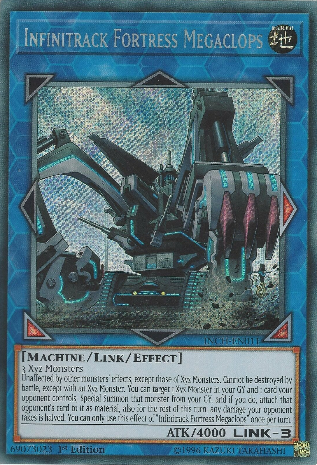 Infinitrack Fortress Megaclops [INCH-EN011] Secret Rare | Good Games Adelaide SA