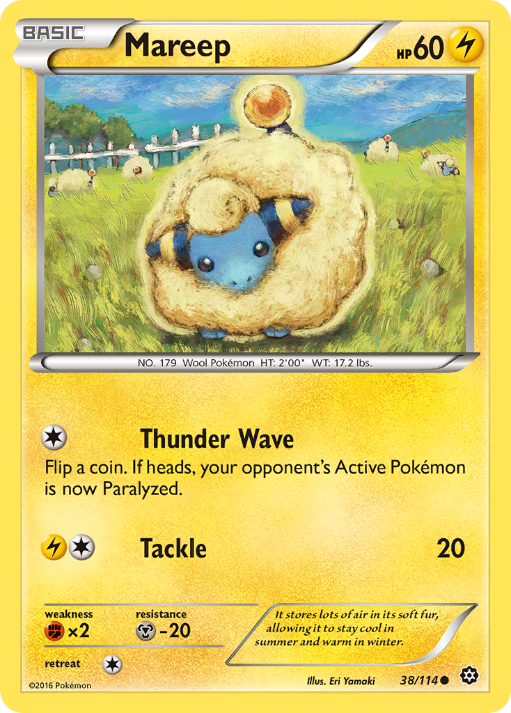 Mareep (38/114) [XY: Steam Siege] | Good Games Adelaide SA