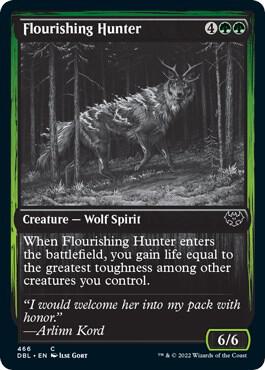 Flourishing Hunter 466 (Innistrad: Double Feature)  - Foil | Good Games Adelaide SA