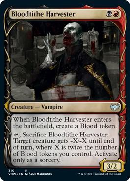 Bloodtithe Harvester Showcase 310 (Innistrad: Crimson Vow)  - Foil | Good Games Adelaide SA