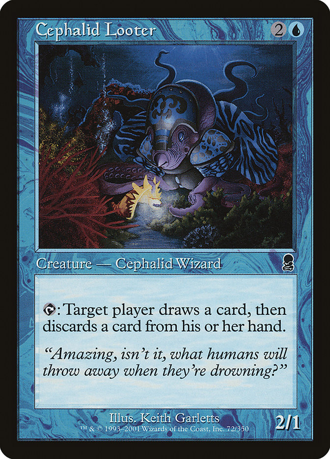 Cephalid Looter (Misprinted) [Odyssey] | Good Games Adelaide SA