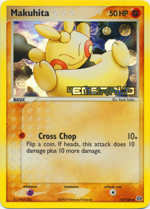 Makuhita (54/106) (Stamped) [EX: Emerald] | Good Games Adelaide SA