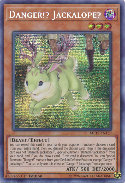 Danger!? Jackalope? [MP19-EN139] Prismatic Secret Rare | Good Games Adelaide SA