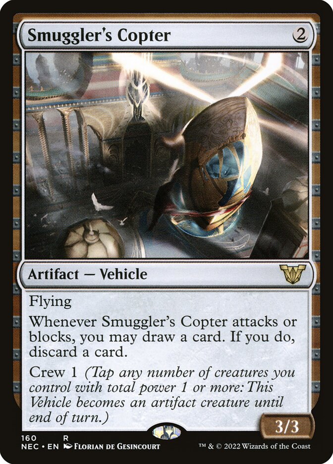 Smuggler's Copter 160 (Commander: Kamigawa: Neon Dynasty)  | Good Games Adelaide SA
