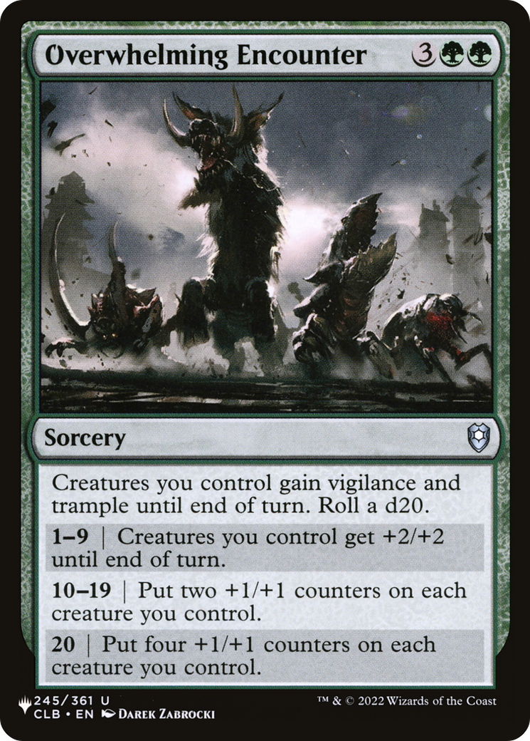 Overwhelming Encounter [The List Reprints] | Good Games Adelaide SA