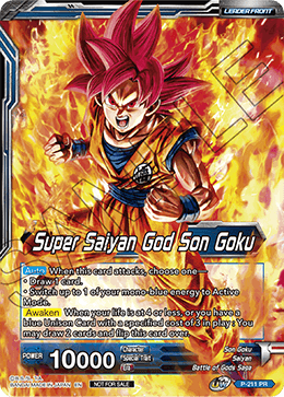 Super Saiyan God Son Goku // SSGSS Son Goku, Soul Striker Reborn (P-211) [Collector's Selection Vol. 2] | Good Games Adelaide SA