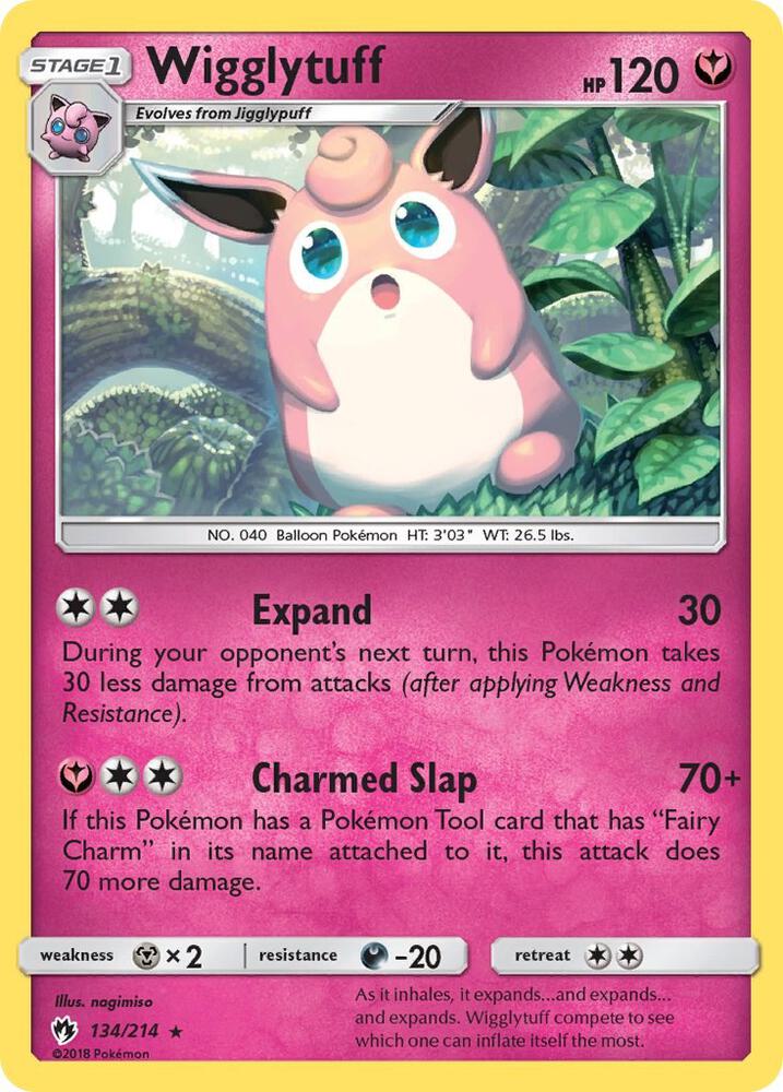 Wigglytuff 134/214 (SM - Lost Thunder)  | Good Games Adelaide SA