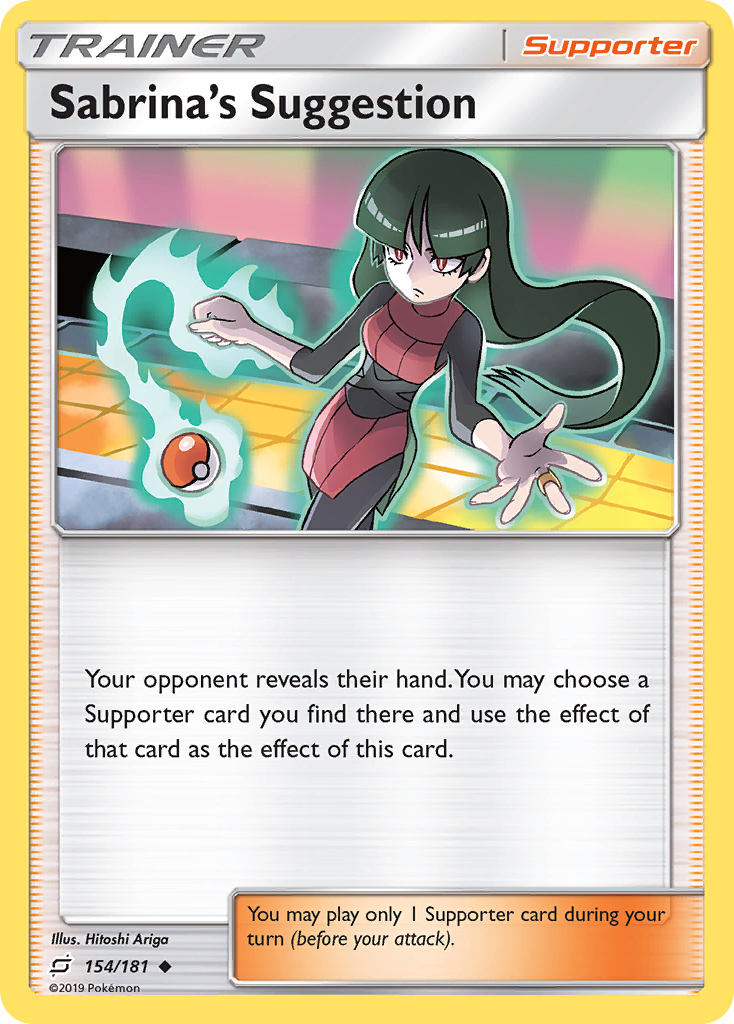 Sabrina's Suggestion (154/181) [Sun & Moon: Team Up] | Good Games Adelaide SA