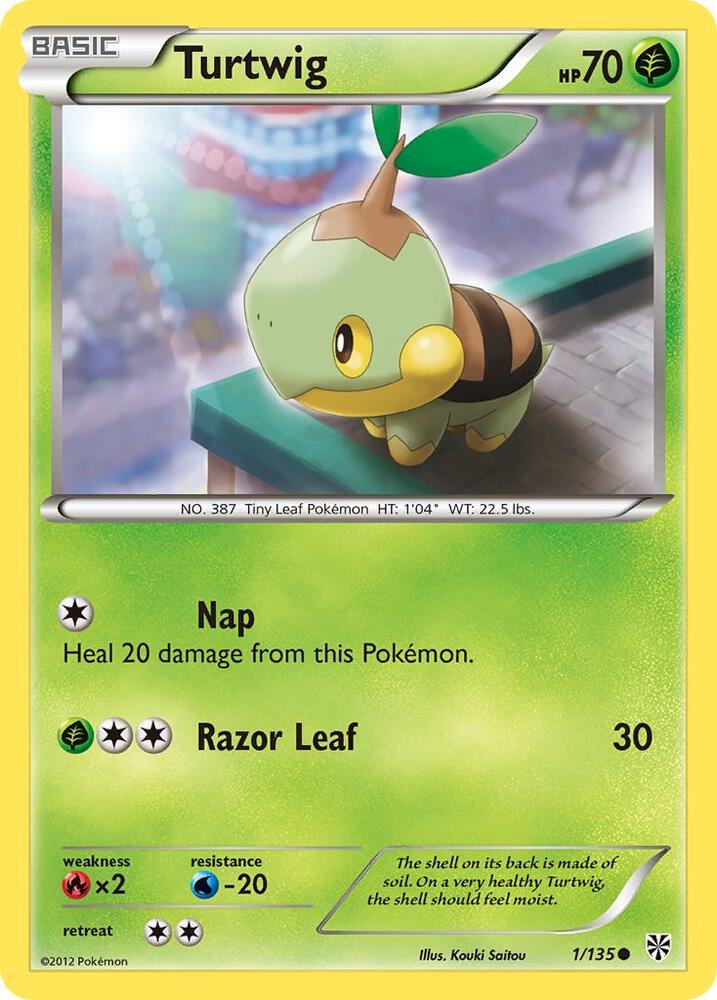 Turtwig 1/135 (Plasma Storm)  - Reverse Holofoil | Good Games Adelaide SA