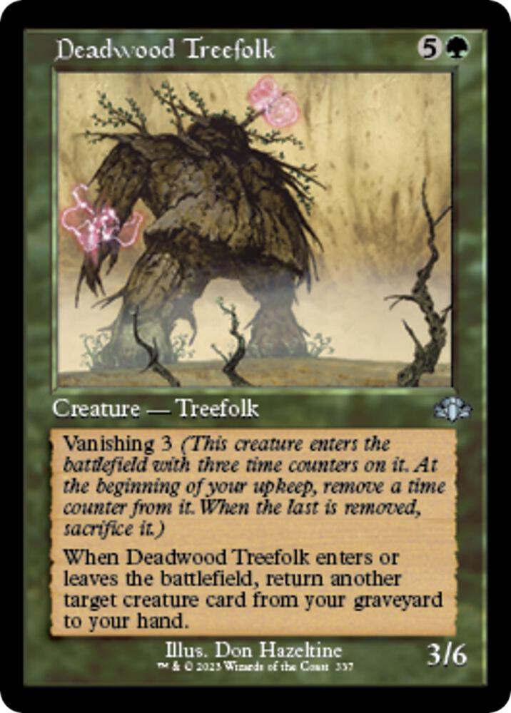 Deadwood Treefolk Retro Frame 337 (Dominaria Remastered)  | Good Games Adelaide SA