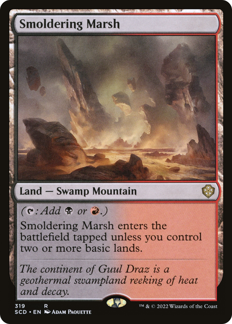 Smoldering Marsh [Starter Commander Decks] | Good Games Adelaide SA