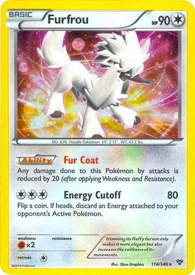 Furfrou 114 146 Cosmos Holo 114/116 (Blister Exclusives)  - Holofoil | Good Games Adelaide SA