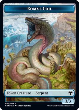 Komas Coil Token 7 (Kaldheim)  | Good Games Adelaide SA