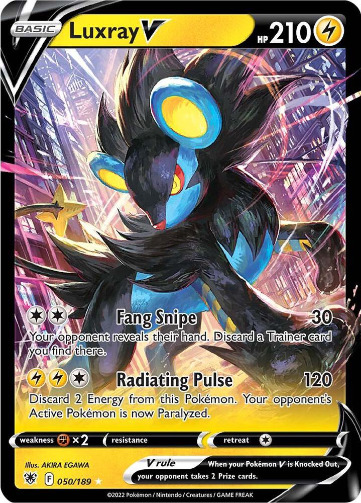 Luxray V 050/189 (SWSH10: Astral Radiance)  - Holofoil | Good Games Adelaide SA
