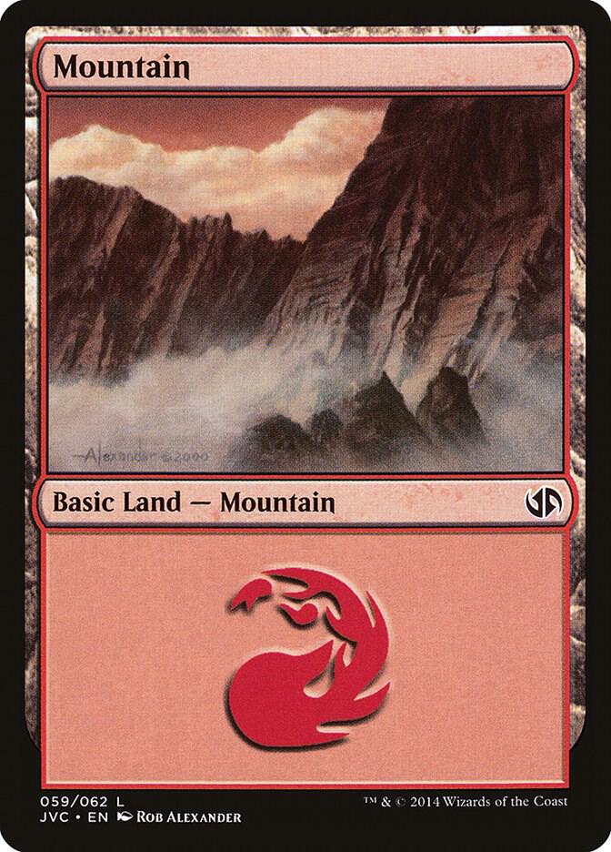 Mountain 059 JVC 59 (Duel Decks: Anthology)  | Good Games Adelaide SA