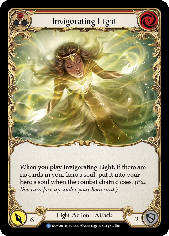 Invigorating Light (Red) [MON066] 1st Edition Normal | Good Games Adelaide SA